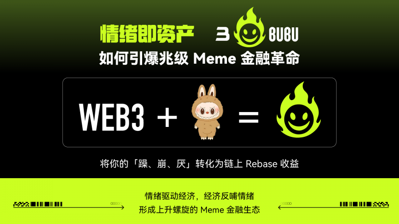 情绪即资产:3bubu如何引爆万亿级meme金融革命,情绪转化为rebase收益