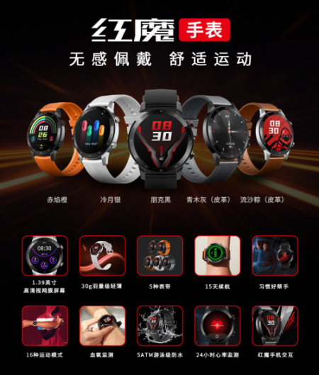 20210311105941161543158159375 红魔手表正式开售:轻薄舒适、超长续航、首创足球热力图